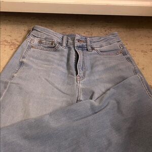 American Eagle Outfitters Light Blue Straight Leg Jeans